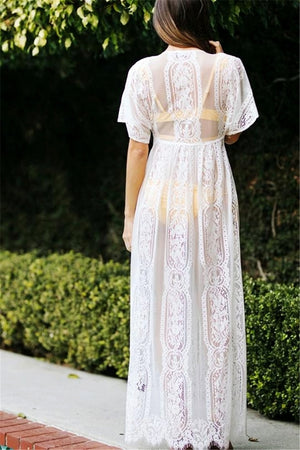 Robe Dentelle Blanche Boho | Infinie Dentelle