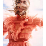 Robe Courte Dentelle Rose Poudré | Infinie Dentelle