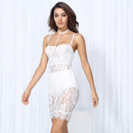 Robe Dentelle Banche Transparente | Infinie Dentelle