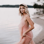 Robe Dentelle Rose Pâle | Infinie Dentelle