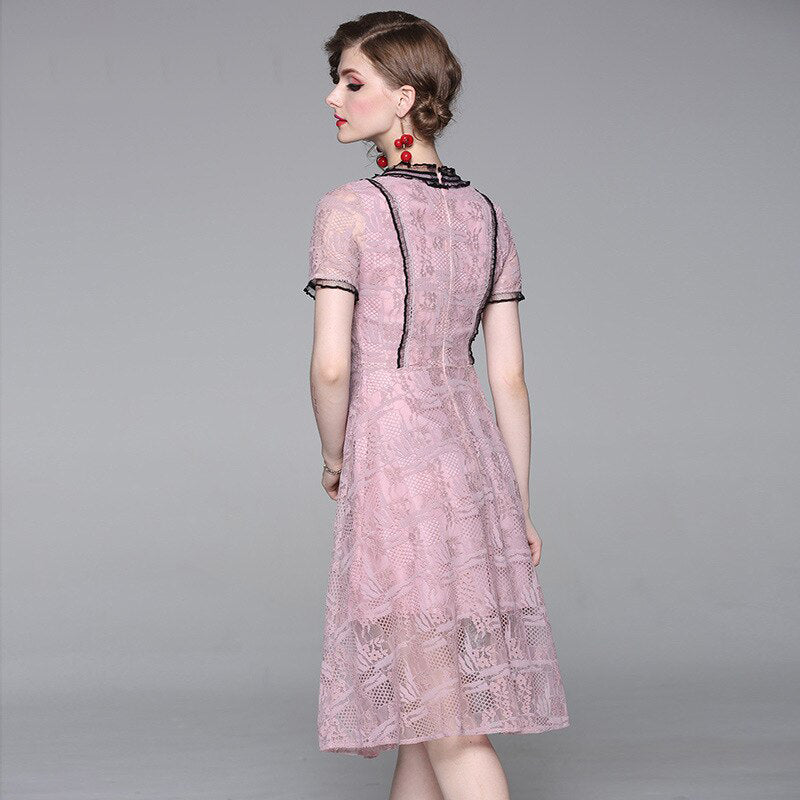 Robe Droite Classique Dentelle | Infinie Dentelle