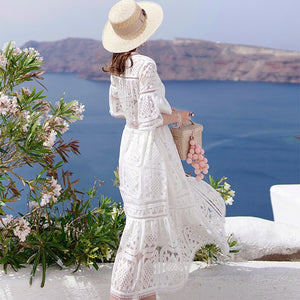 Tenue Robe Blanche Dentelle