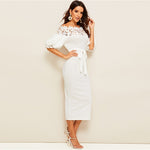 Robe Chic en Dentelle Blanche | Infinie Dentelle