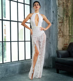 Robe Blanche Dentelle et Tulle | Infinie Dentelle