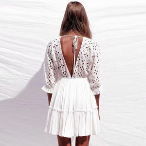 Robe Simple Dentelle