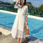 Robe Dentelle Longue | Infinie Dentelle
