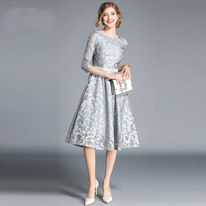 Robe Dentelle Garden Party Femme | Infinie Dentelle