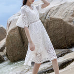 Tenue Robe Blanche Dentelle