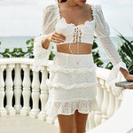 Top Bustier Dentelle Blanc