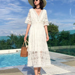 Robe Dentelle Longue | Infinie Dentelle