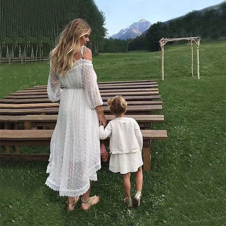 Robe Dentelle Blanche de Plage | Infinie Dentelle