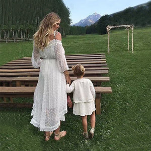 Robe Dentelle Blanche de Plage | Infinie Dentelle
