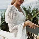 Top Bustier Dentelle Blanc