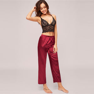 Pantalon Pyjama Dentelle