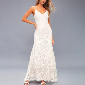 Robe Dentelle Blanche de Plage | Infinie Dentelle