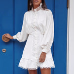 Robe Dentelle Blouse Blanche | Infinie Dentelle