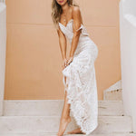 Robe Dentelle Blanche de Plage | Infinie Dentelle