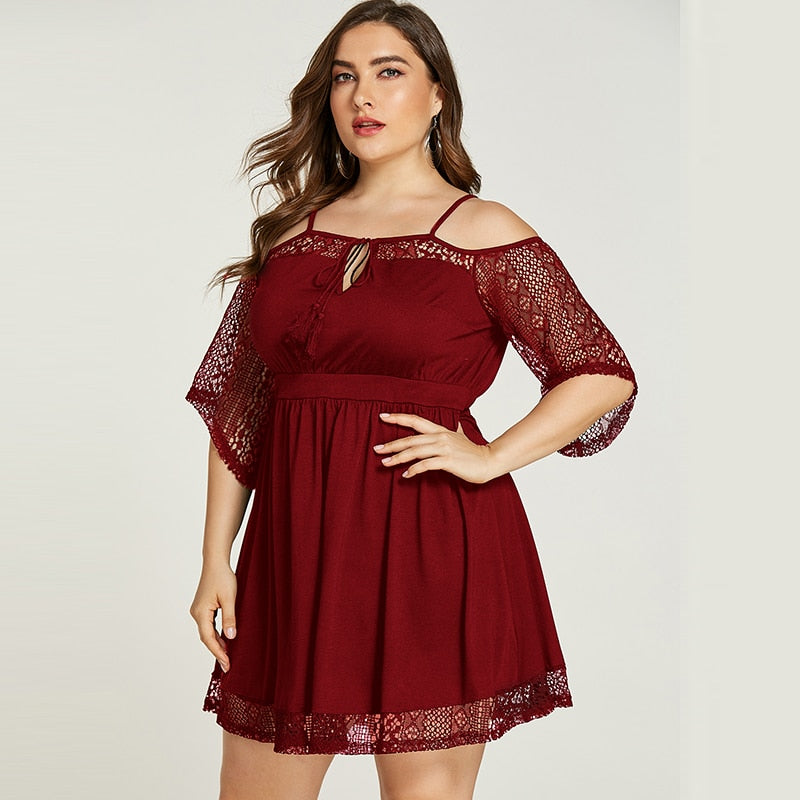 Robe Dentelle Grande Taille Ample | Infinie Dentelle