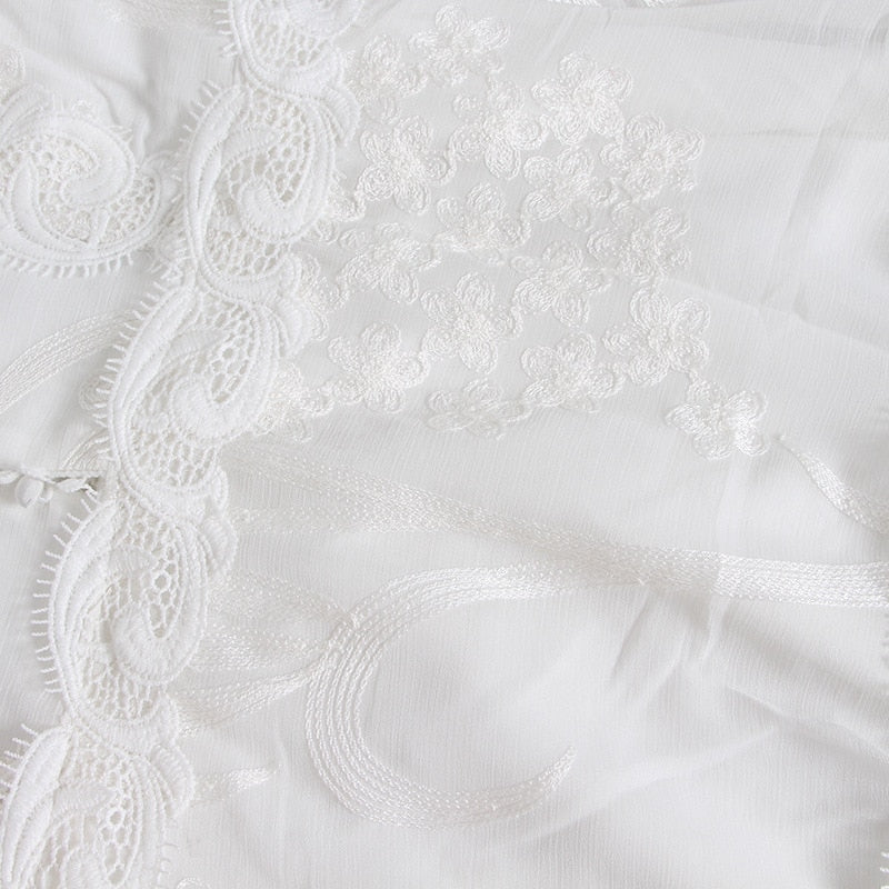 Robe Dentelle Broderie Anglaise | Infinie Dentelle
