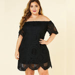 Robe Dentelle Courte Grande Taille | Infinie Dentelle