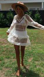 Robe Dentelle Boho Transparente | Infinie Dentelle