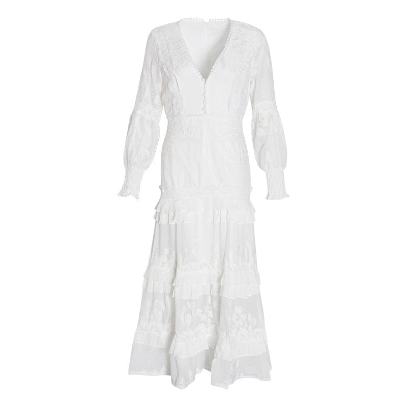 Robe Dentelle Broderie Anglaise | Infinie Dentelle