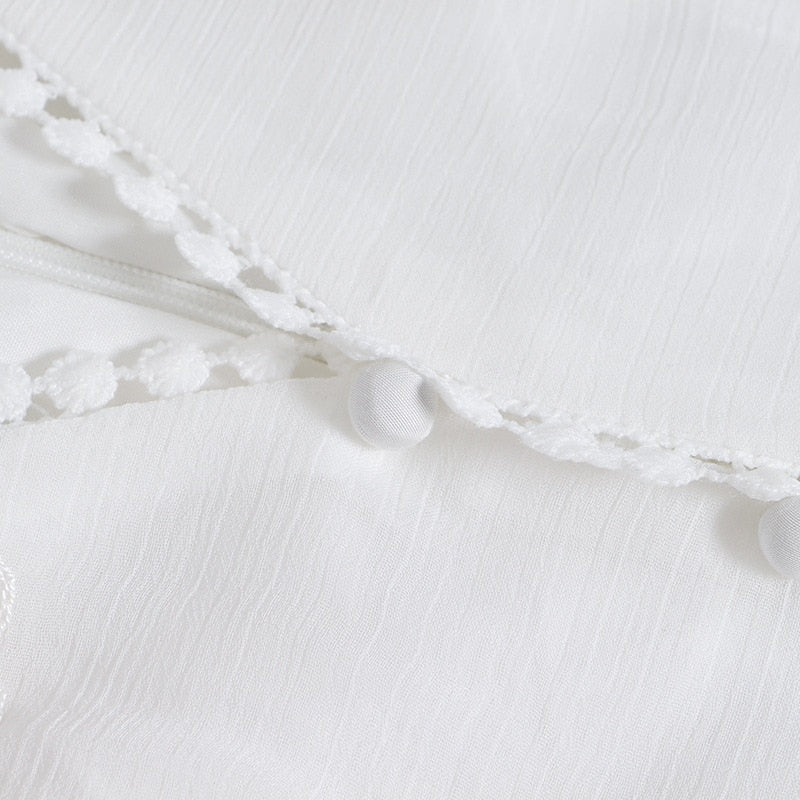Robe Dentelle Broderie Anglaise | Infinie Dentelle