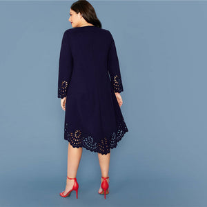 Robe Asymétrique Dentelle Grande Taille | Infinie Dentelle