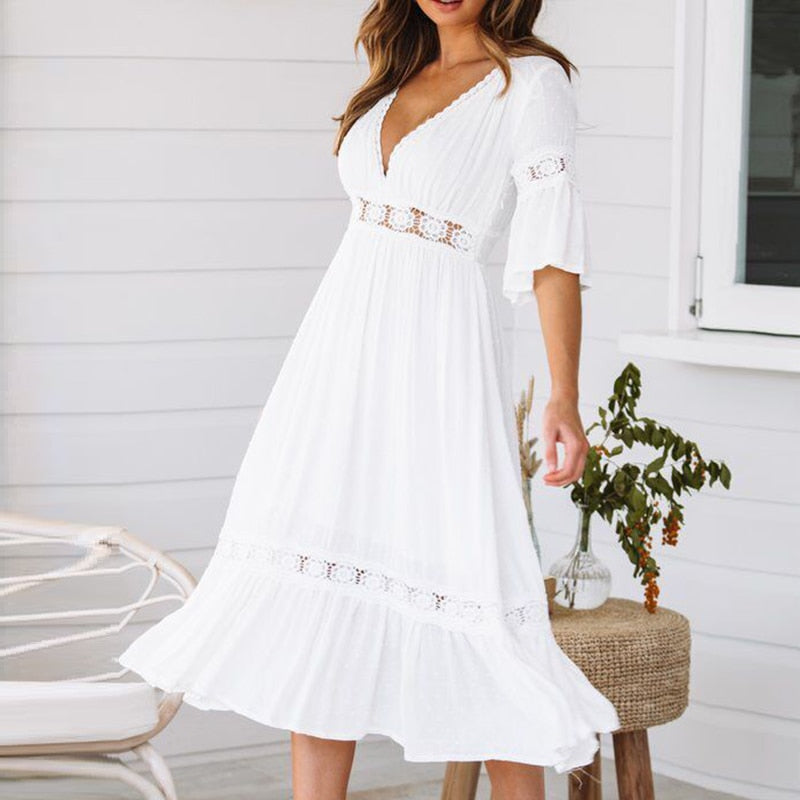 Robe Tunique Dentelle