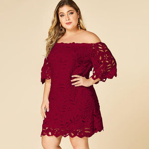 Robe Cocktail Dentelle Grande Taille | Infinie Dentelle