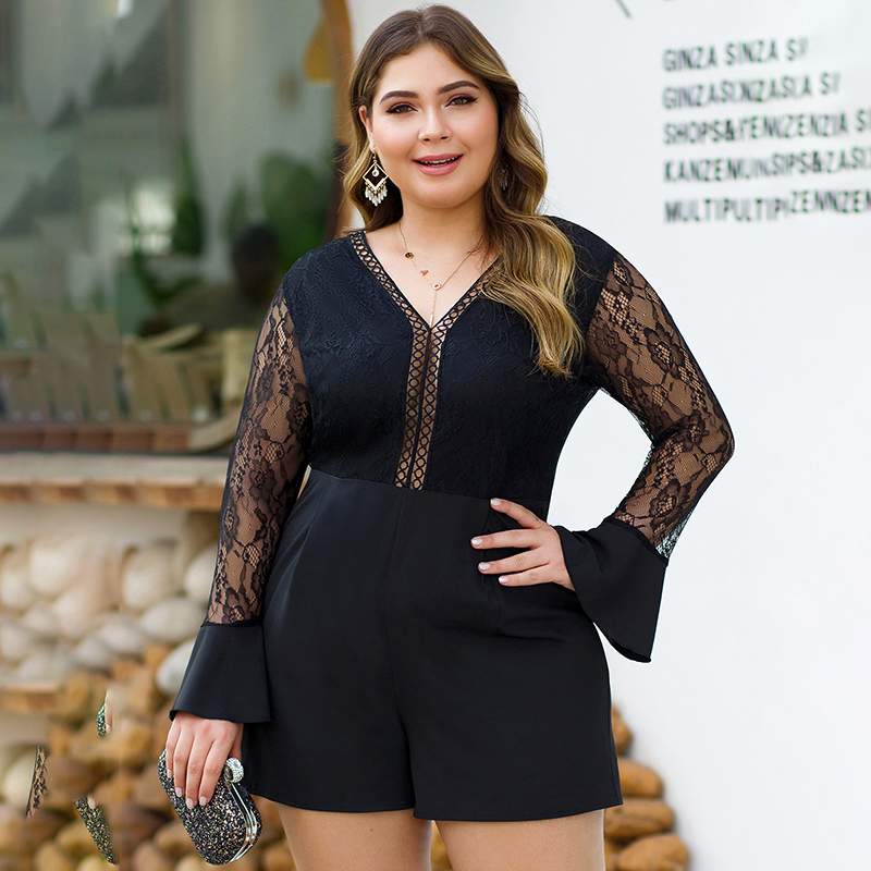 Combishort Dentelle Grande Taille