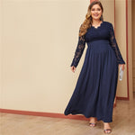 Robe Dentelle Grande Taille Longue | Infinie Dentelle