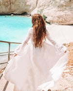 Robe Bohème Dentelle Blanche | Infinie Dentelle