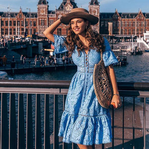 Robe Dentelle Champêtre | Infinie Dentelle