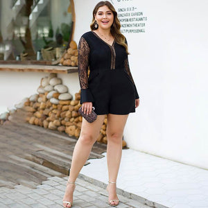 Combishort Dentelle Grande Taille