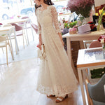 Robe Blanche Dentelle Habillée | Infinie Dentelle