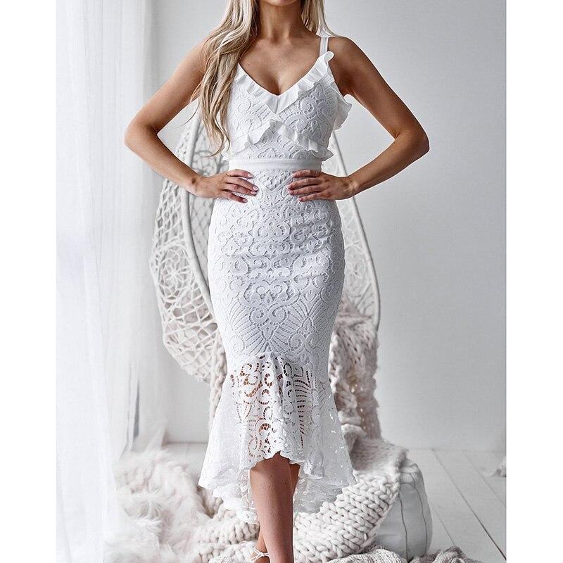 Robe Blanche Dentelle Tendance | Infinie Dentelle