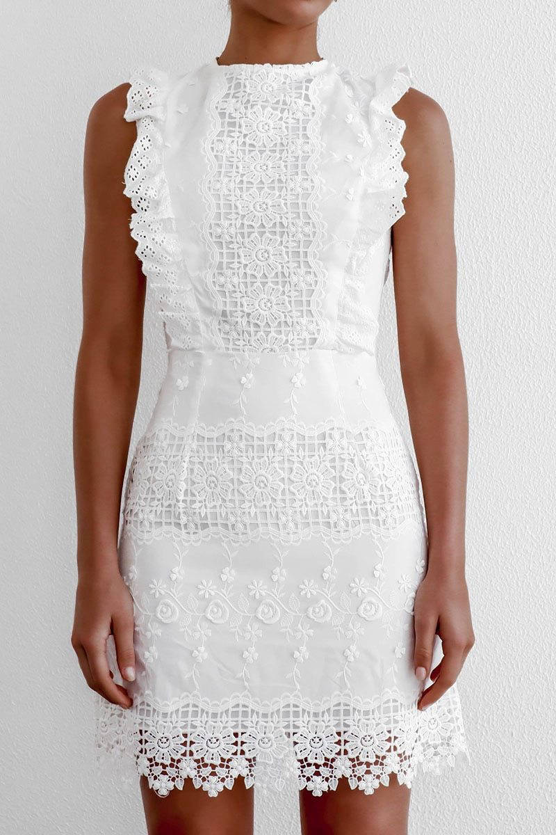 Robe de Dentelle Blanche | Infinie Dentelle