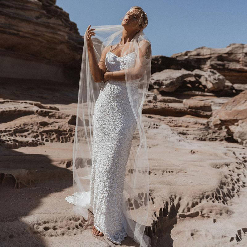 Robe de Mariée Voile Dentelle | Infinie Dentelle