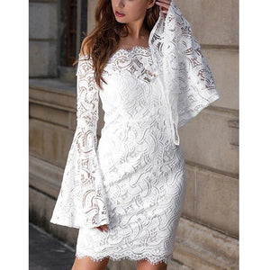 Robe Dentelle Blanche Chic | Infinie Dentelle