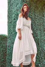 Robe Dentelle Blanche de Plage | Infinie Dentelle