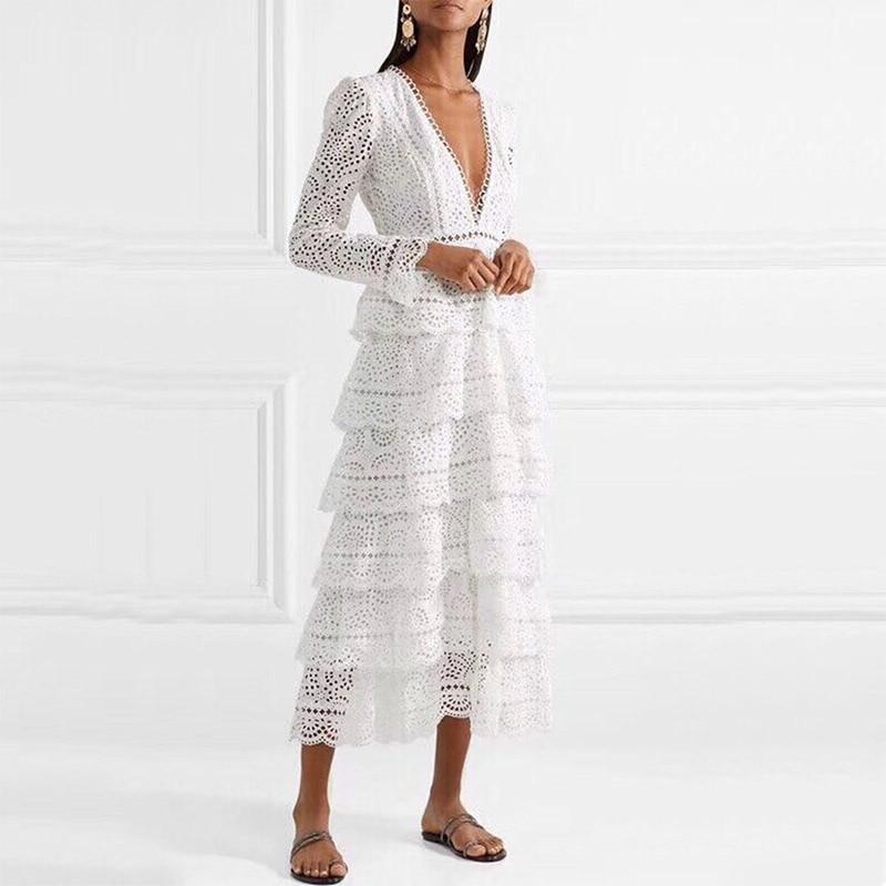 Robe Dentelle Blanche Romantique | Infinie Dentelle