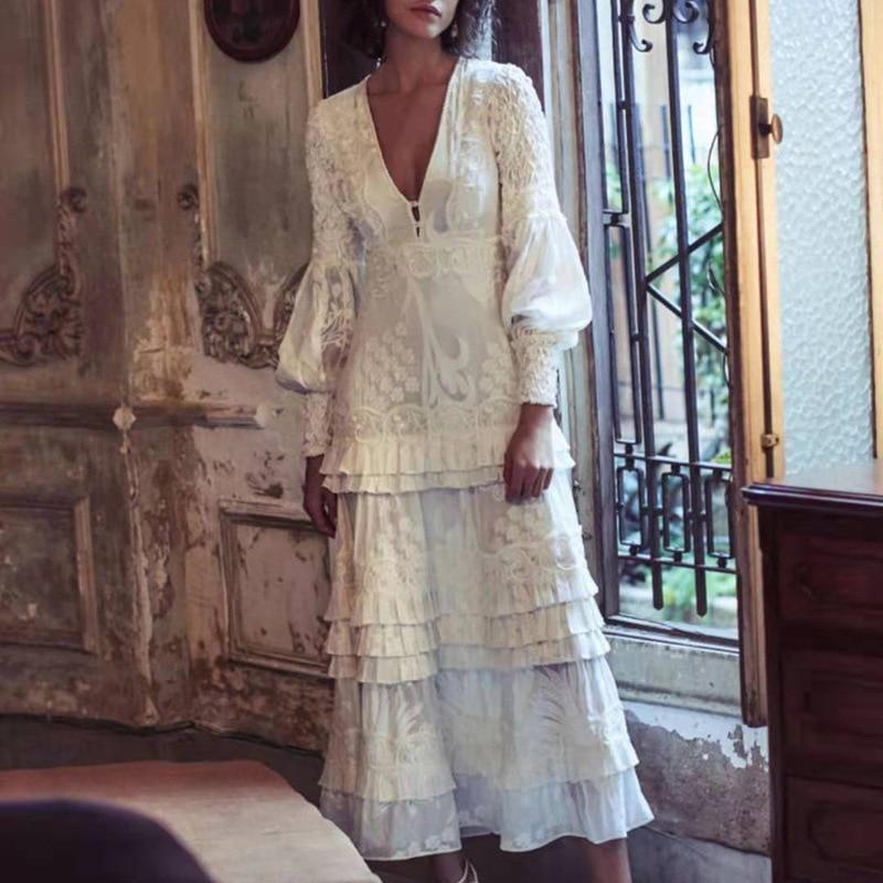 Robe Dentelle Broderie Anglaise | Infinie Dentelle