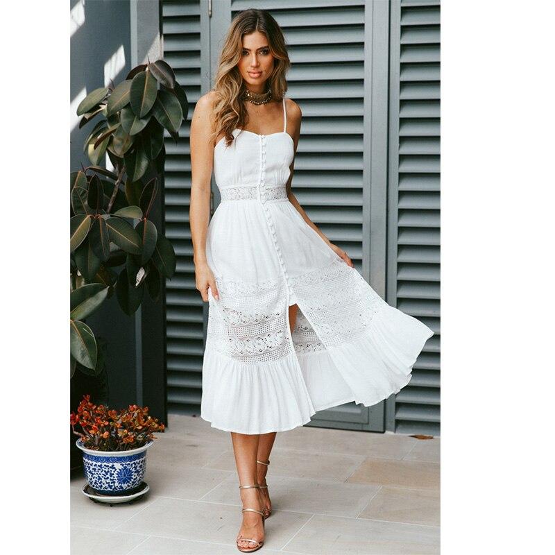 Robe Dentelle Fendue | Infinie Dentelle