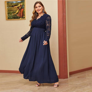 Robe Dentelle Grande Taille Longue | Infinie Dentelle