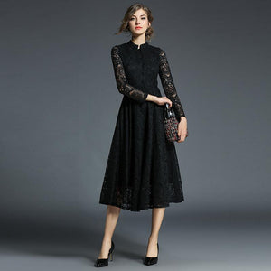 Robe Dentelle Manche Longue | Infinie Dentelle