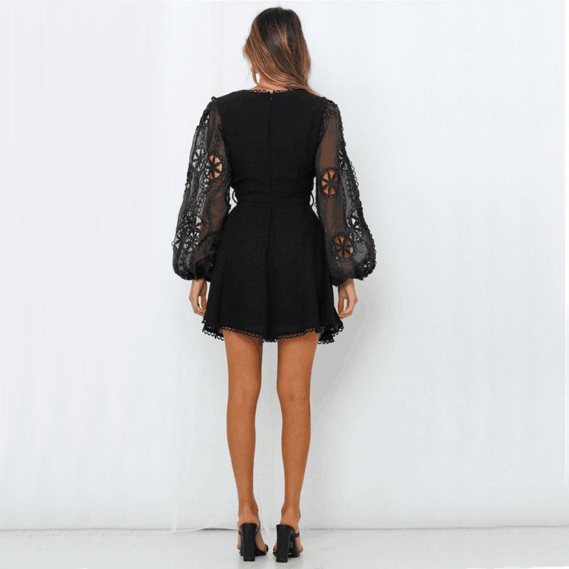 Robe Dentelle Noire | Infinie Dentelle