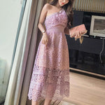 Robe Dentelle Rose | Infinie Dentelle