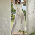 Robe Dentelle Transparente Longue | Infinie Dentelle