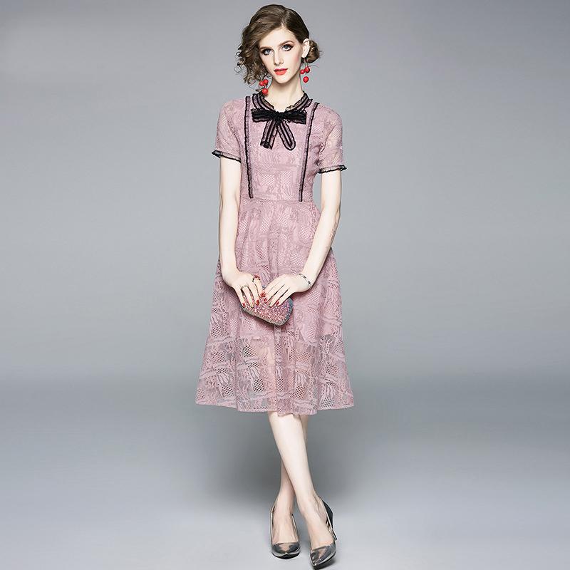 Robe Droite Classique Dentelle | Infinie Dentelle